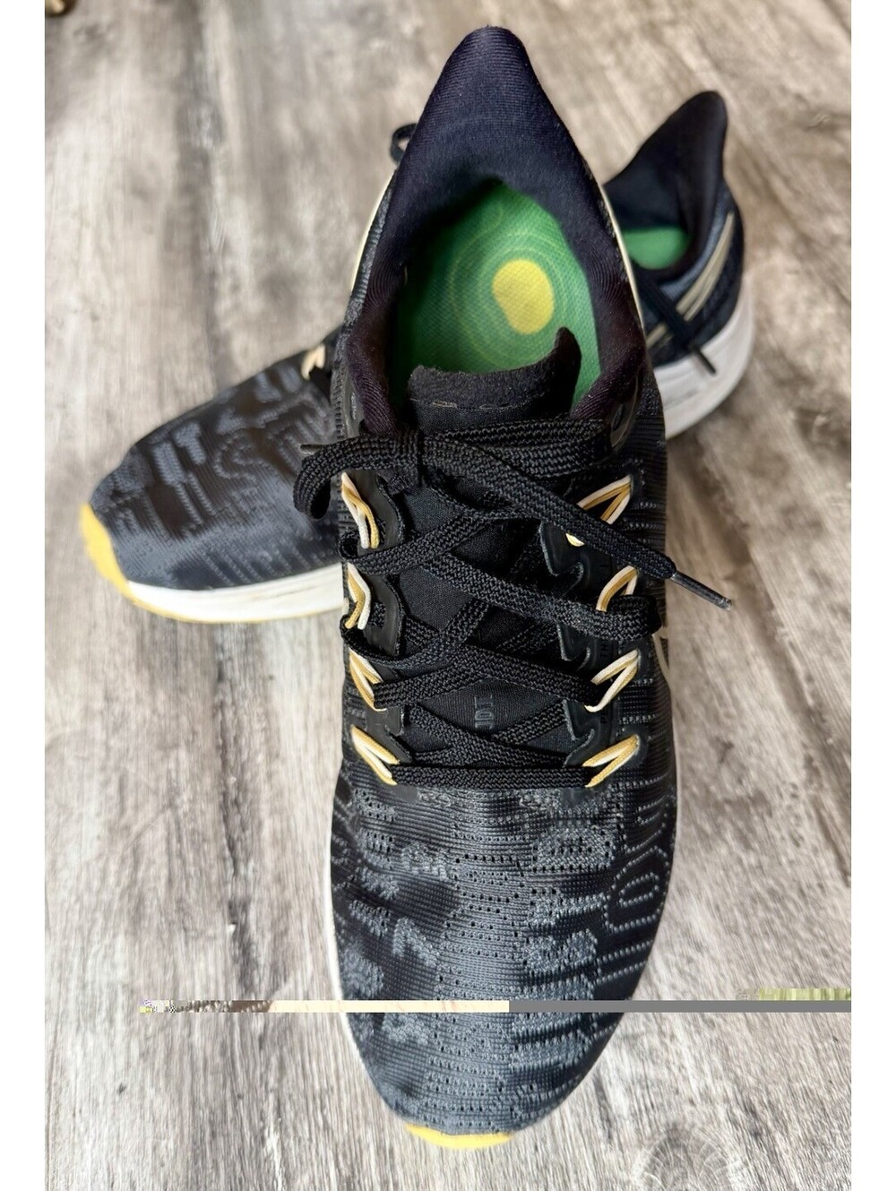 Nike Zoom Air Zoom Pegasus 36 Premium Black/Yellow Running Shoes Women’s